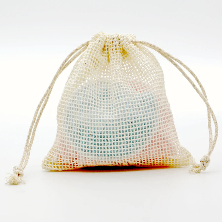 Reusable Makeup Rounds (12-Pack + Wash Bag)