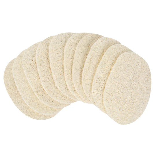 5-Pack Natural Loofah Scrub Pads